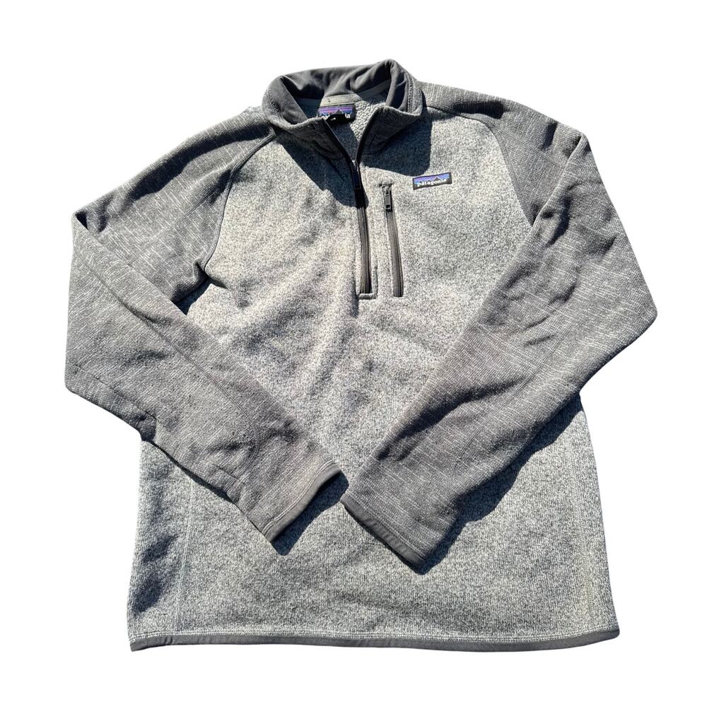 Patagonia better sweater size medium men’s grey quarter zip